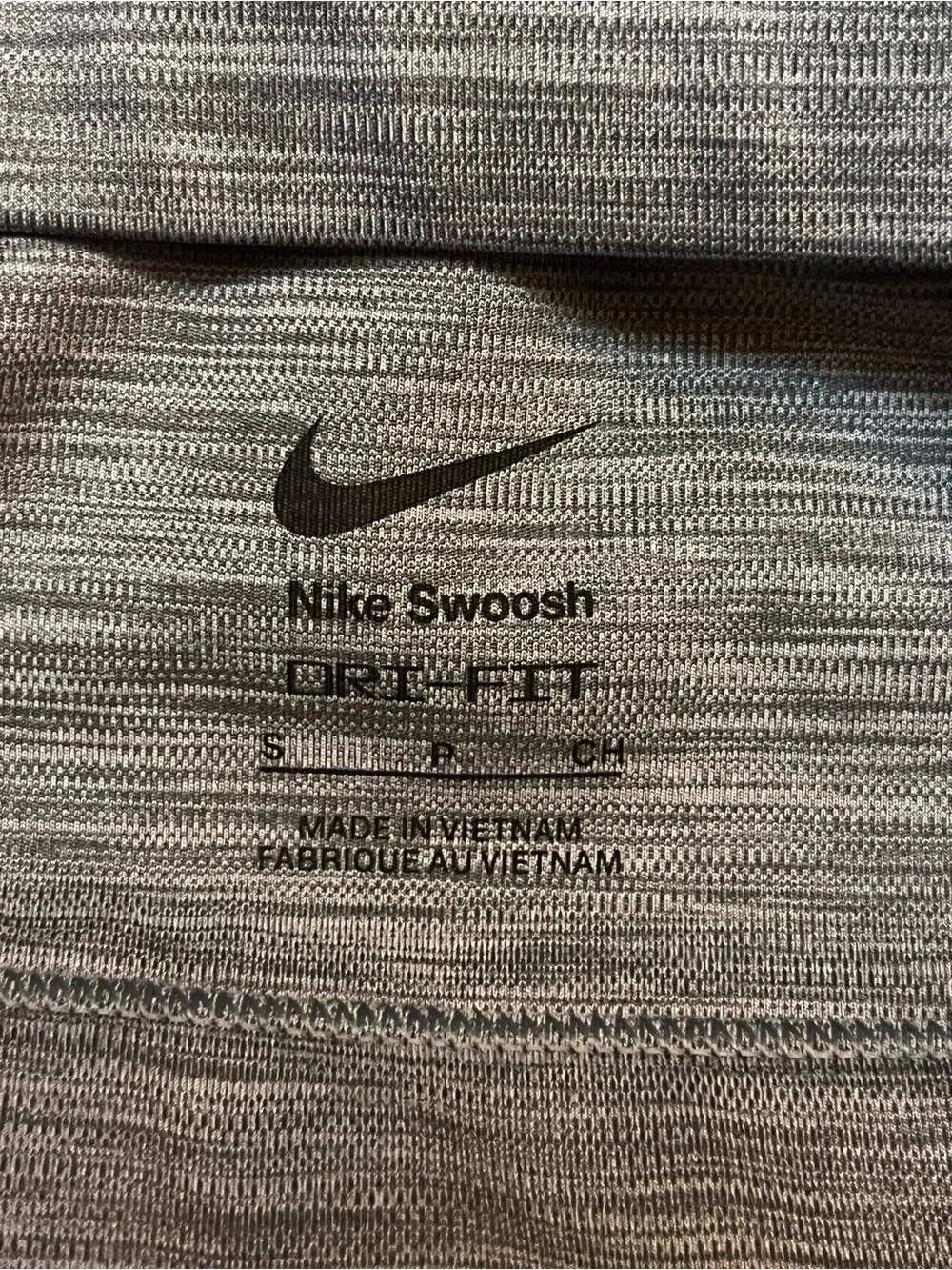 Nike Swoosh Women’s Small Padded Racerback Medium Support Sports Bra Gray